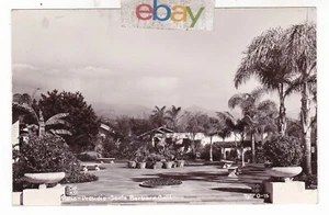 c1940 RPPC SANTA BARBARA CALIFORNIA PATIO EL PRESIDIO VINTAGE POSTCARD CA OLD ! - Picture 1 of 2