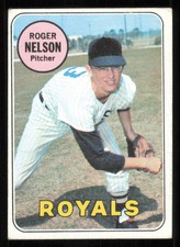 1969 Topps #279 Roger Nelson Baseball Card - - Very Good