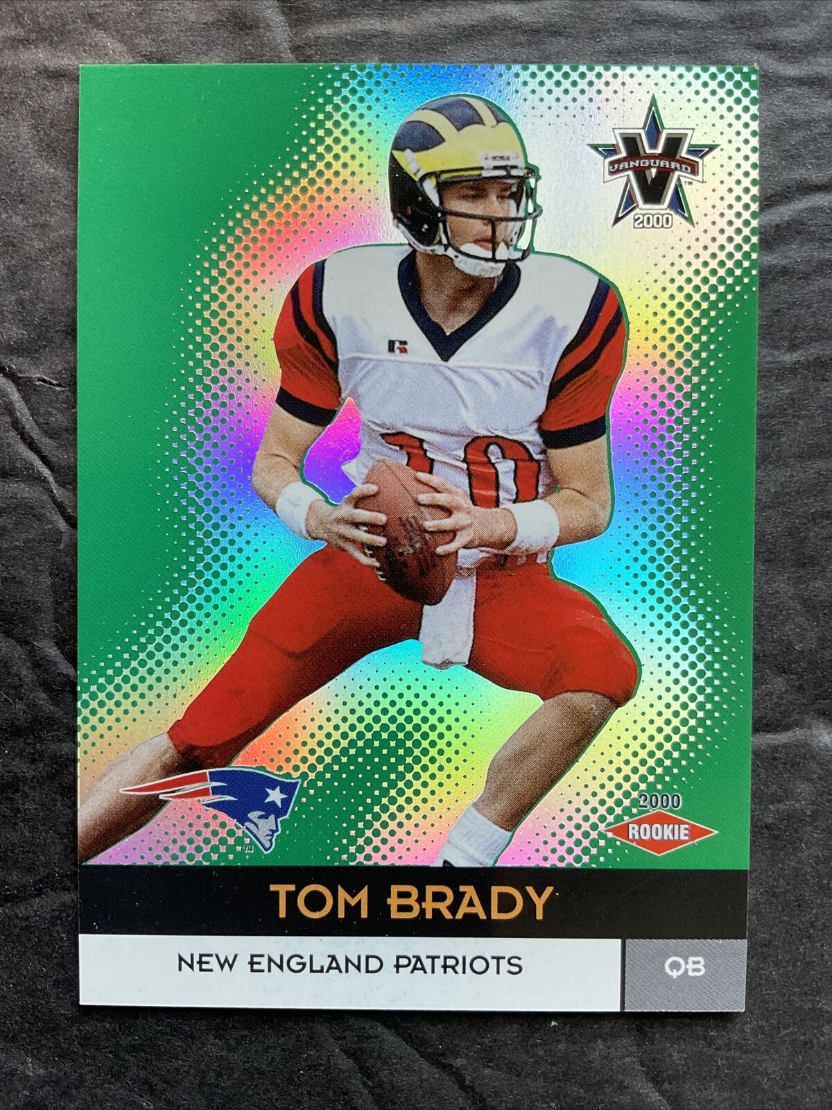 2000 Pacific Vanguard Tom Brady RC Rookie /762 #139 Patriots/Bucs