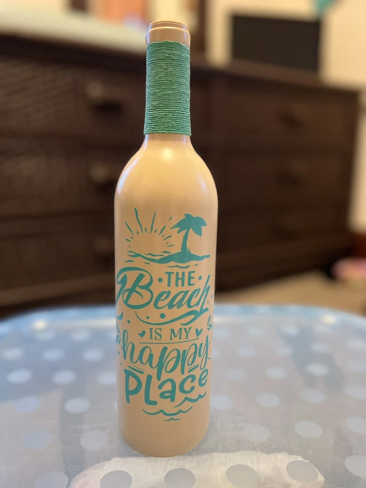 Декор пляжной винной бутылки - Изображение 1 из 1