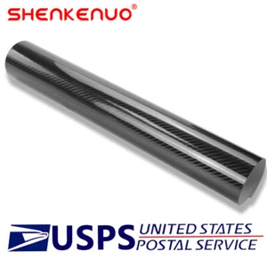Car Carbon Fiber Vinyl 12"x60" 5D Ultra Shiny Gloss Glossy Wrap Black Stickers - Picture 1 of 10