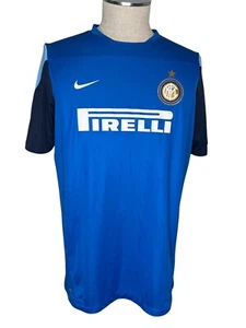 🔥2012 Inter Milan Nike Training Jersey ⚽ PIRELLI XL  AUTHENTIC DRI-FIT 🇮🇹 - Picture 1 of 9