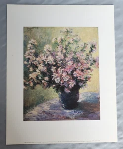 Póster/impresión de florero de flores 14x11 de Claude Monet - Imagen 1 de 5