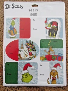 Grinch Seal Tags - Picture 1 of 4