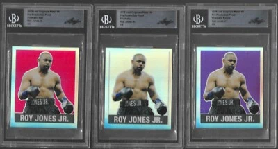 2018 LEAF ORIGINALS METAL '48 ~ ROY JONES JR. ~ ALL 1/1 ~ BOXING ~ (9) CARD LOT - Image 1 of 4
