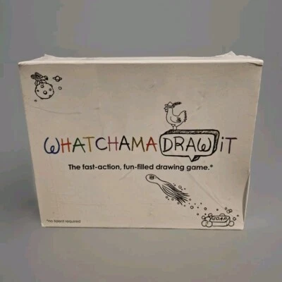 WhatchamaDRAWit Game, Fast Action, Fun-filled Drawing Game 2010 BRAND NEW SEALED - Image 1 of 3