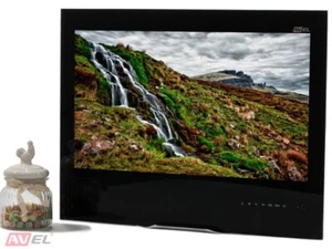 AVEL TV AVS240KS 23.8" Full HD LED TV, Black Frame Cabinet Door Smart TV - Zdjęcie 1 z 10