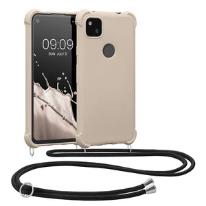 Cover in TPU per Google Pixel 4a con Cordino Tracolla - Foto 1 di 8