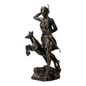 Artemis Diana Greek Roman Goddess Statue Sculpture Figure Bronze Effect 6.69 in - Picture 1 of 9