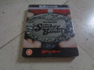 SMOKEY AND THE BANDIT 4K UHD + BluRay SteelBook OOP Burt Reynolds Sally Field