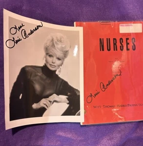 Loni Anderson Signed “NURSES” Script And Headshot - Personal Script RARE 1993 - Picture 1 of 7
