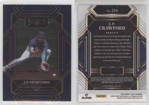 2022 Panini Select Diamond Level Retail Blue Prizm JP Crawford #233