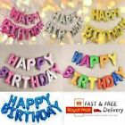 Happy Birthday Balloons Banner Balloon Bunting Party Decoration Inflating Decor