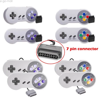 2 PACK SNES Gamepad Receiver for Super Nintendo Entertainment System Super NES - Image 1 of 4