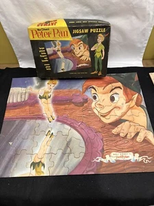 Vintage 1950s WDP Walt Disney's Peter Pan Jaymar Disney Jigsaw Puzzle Complete - Picture 1 of 12