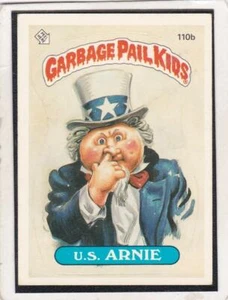 1986 Topps Garbage Pail Kids #110b U.S. Arnie - Picture 1 of 1