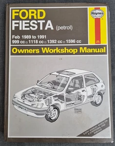 Haynes Manual 1595 Ford Fiesta (Petrol) Feb 1989 to 1991 999cc1118cc1392cc1596cc - Picture 1 of 2