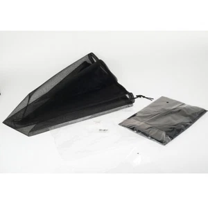 2pcs Rain Barrels Mesh Cover Netting with Drawstring Outdoor Garden-~ - Picture 1 of 10
