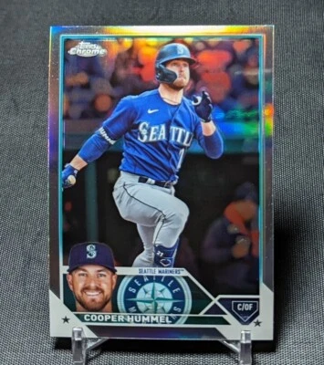 Cooper Hummel Refractor 2023 Topps Chrome Update Card #USC120 Seattle Mariners - Image 1 of 2