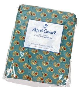 April Cornell Queen Dust Ruffle Skirt Mandalay 60"x80" NEW OLD - Picture 1 of 6