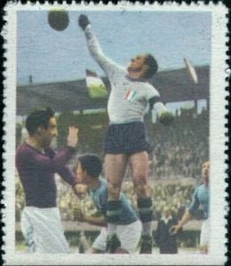 bh33 rara original figurina card quiz calendario 1952 118 soccer sentimenti - Picture 1 of 2