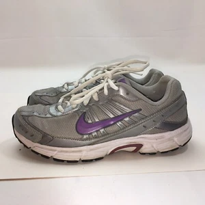 Nike Dart VIII Running Sport Shoes 396050-103 Gray/Purple Women’s Size 7.5 - Picture 1 of 11