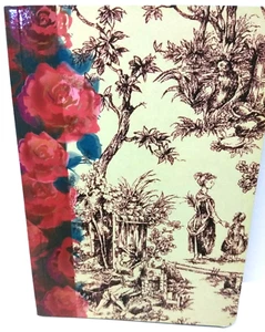 Beautiful Victorian Style Writing Journal / Notebook W/ Roses On Covers - Picture 1 of 8