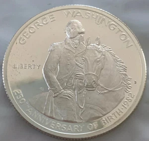 1982 S Washington 250th Anniversary Commemorative HALF DOLLAR PROOF of birth - Picture 1 of 2