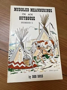 Muddled Meanderings In An Outhouse Number 2 By Bob Ross 1982 Bathroom Humor - Picture 1 of 5