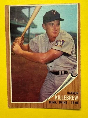 1962 Topps - #70 Harmon Killebrew, HOF, VG/EX, no creases - Image 1 of 2