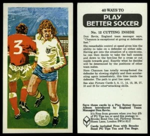 Cutting Inside #12 Play Better Soccer 1976 Brooke Bond Tea Card - Picture 1 of 1