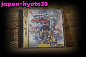 XMEN Children of the Atom Sega Saturn SS Japan  Good Condition