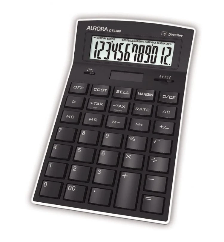 Aurora DT930P Desk Calculator with Tax Calculations - Image 1 of 1
