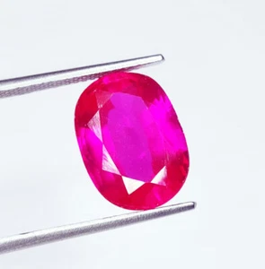 9.37 Ct Certified Natural Pink Sapphire Loose Gemstone Oval Shape Sapphire O902 - Picture 1 of 10