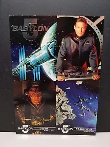 1995 Fleer Ultra Babylon 5 Promo Card Sheet - Bild 1 von 2
