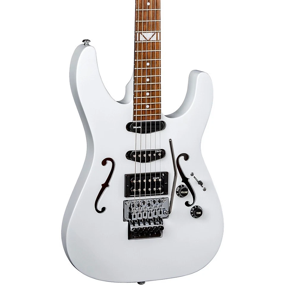 Dean Vinnie Moore Signature Semi-hollow Classic White Electric Guitar 7 Lbs 9 Oz