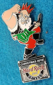 AMPLIFICADOR DE GUITARRA ORLANDO NAVIDAD PUNK ROCKER SANTA MOHAWK PELO ROJO Hard Rock Café PIN LE - Imagen 1 de 1