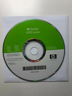 HP Deskjet 6900 series Install CD for Windows & Mac - Image 1 of 2