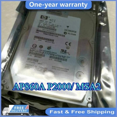 AP860A P2000/ MSA2 New HP 600GB 6G DP 15K SAS 3.5" LFF HDD 601777-001 Fast Ship - Image 1 of 4