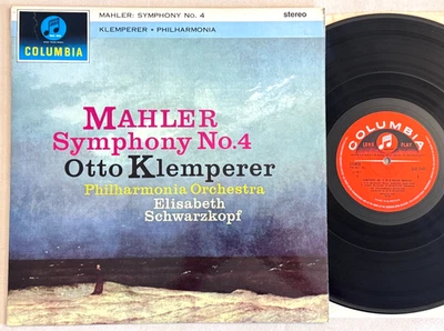 MAHLER Symphony No.4 KLEMPERER SCHWARZKOPF 1962 UK SAX 2441 COLUMBIA MINT - Image 1 of 3