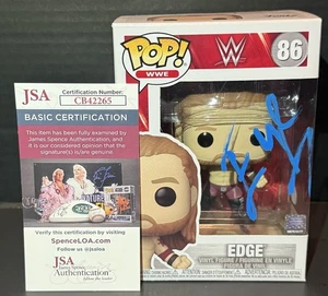 EDGE Signed Funko Pop #86 Autographed JSA COA WWE Superstar Adam Copeland AEW - Picture 1 of 7