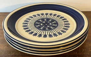 Set 4 piatti stile House Aruba gres 10 3/4" Montgomery Ward vintage - Foto 1 di 6