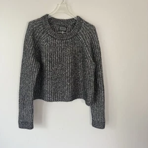Suéter AYR Difuso TV Mezcla de Lana de Alpaca Cuello Redondo Pullover Grueso Tejido M Negro - Imagen 1 de 6