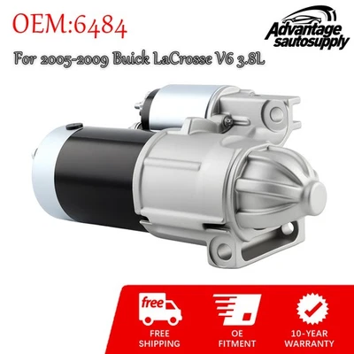 Starter For 2002-2009 Buick LaCrosse LeSabre 2001-2005 Chevy Impala 3.8L OE 6484 Foto 1 de 4