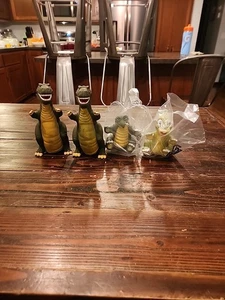 4 Stück 1988 Vintage Land vor unserer Zeit Pizza Hut Handpuppen  - Bild 1 von 8