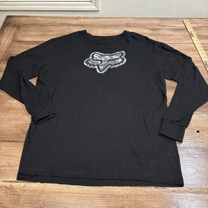 Camisa de carreras Fox para hombre grande negra/camuflaje todoterreno rally motocross moto negra - Imagen 1 de 7