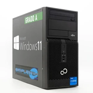 FUJITSU Esprimo P400 Core i7 Windows 11 Pro 8GB 240GB Computer Desktop DVI,VGA - Picture 1 of 4