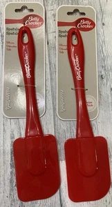 2 Count Betty Crocker Red Silicone Spatula Spreader 9.75 inch - Picture 1 of 1