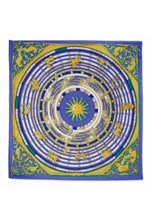 Bufanda de astrología zodiacal Camrose and Kross Jackie Kennedy NUEVA - Imagen 1 de 6