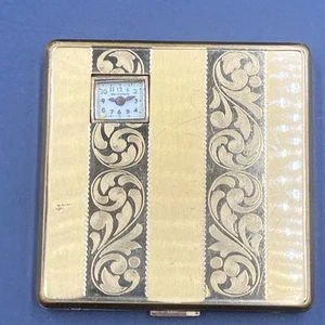 Vintage Illinois Watch Company - Weldwood Watch Powder Compact. - Picture 1 of 11